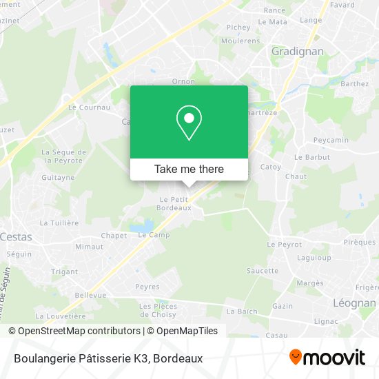 Boulangerie Pâtisserie K3 map