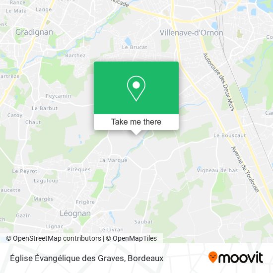 Église Évangélique des Graves map