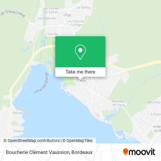 Boucherie Clément Vaussion map