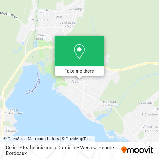 Céline - Esthéticienne à Domicile - Wecasa Beauté map