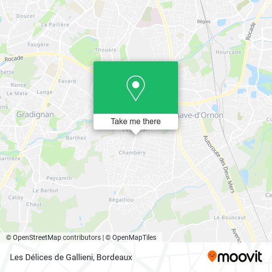 Les Délices de Gallieni map