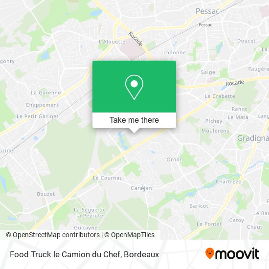 Mapa Food Truck le Camion du Chef