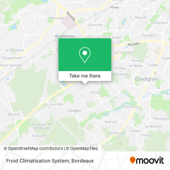 Froid Climatisation System map