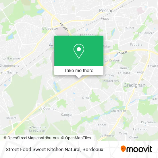 Street Food Sweet Kitchen Natural map