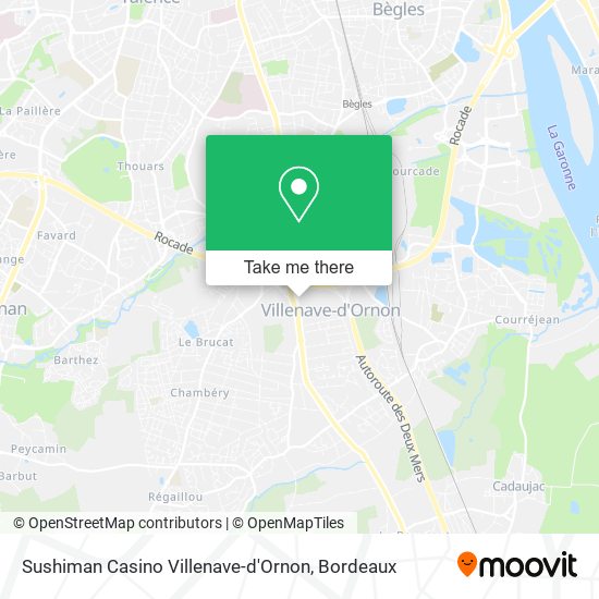 Sushiman Casino Villenave-d'Ornon map