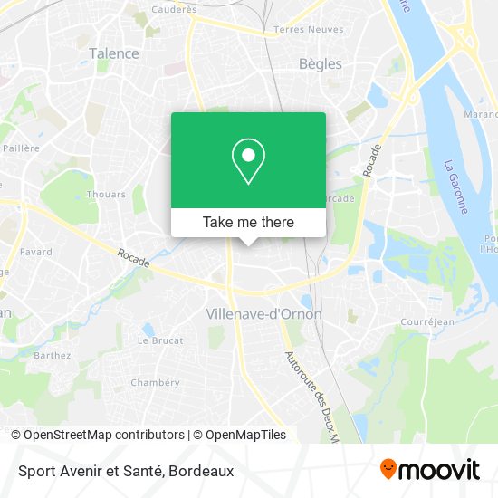 Sport Avenir et Santé map