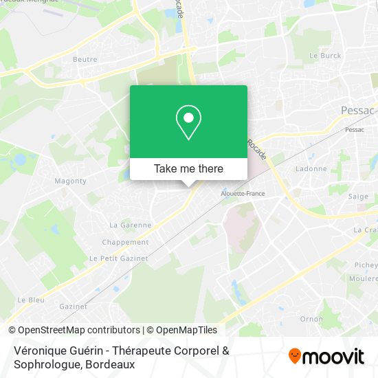 Véronique Guérin - Thérapeute Corporel & Sophrologue map