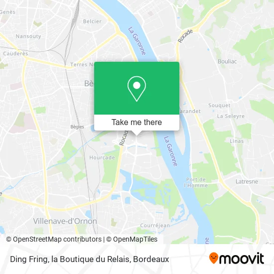 Ding Fring, la Boutique du Relais map