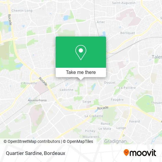Quartier Sardine map