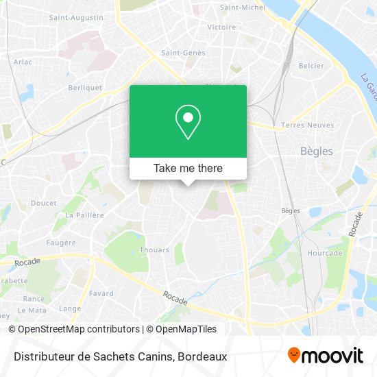 Distributeur de Sachets Canins map