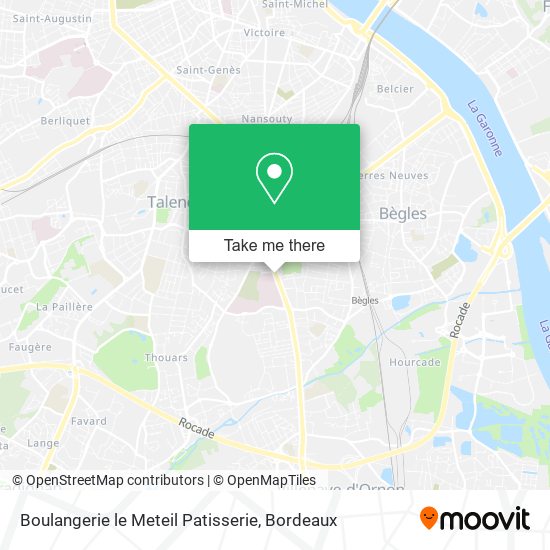 Boulangerie le Meteil Patisserie map
