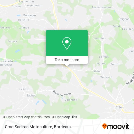Cmo Sadirac Motoculture map
