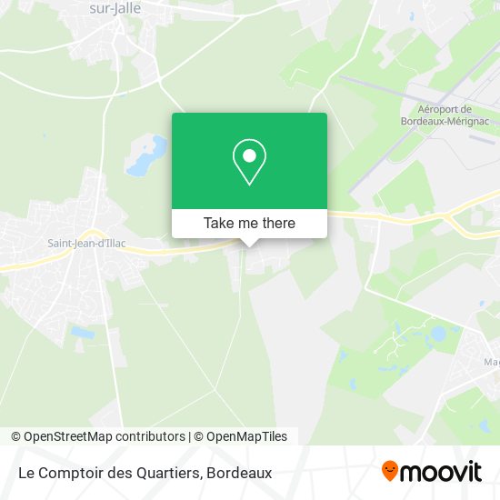 Le Comptoir des Quartiers map