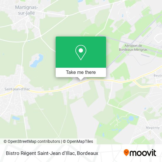 Bistro Régent Saint-Jean d'Illac map