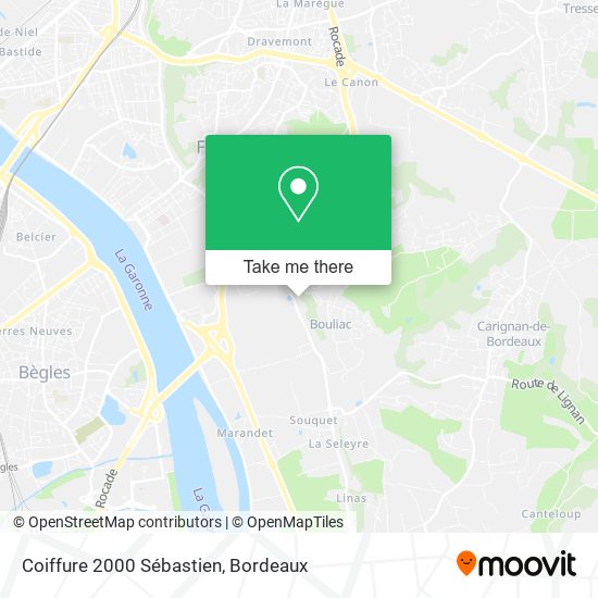 Coiffure 2000 Sébastien map