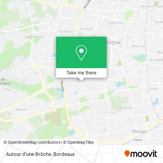 Autour d'une Brôche map