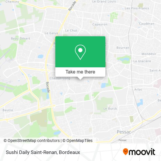 Sushi Daily Saint-Renan map