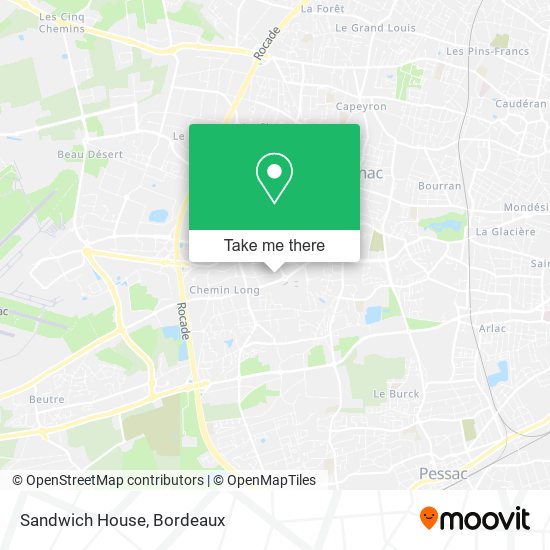 Sandwich House map