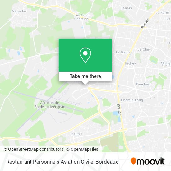 Restaurant Personnels Aviation Civile map