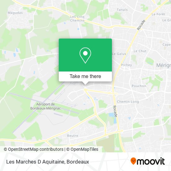 Les Marches D Aquitaine map