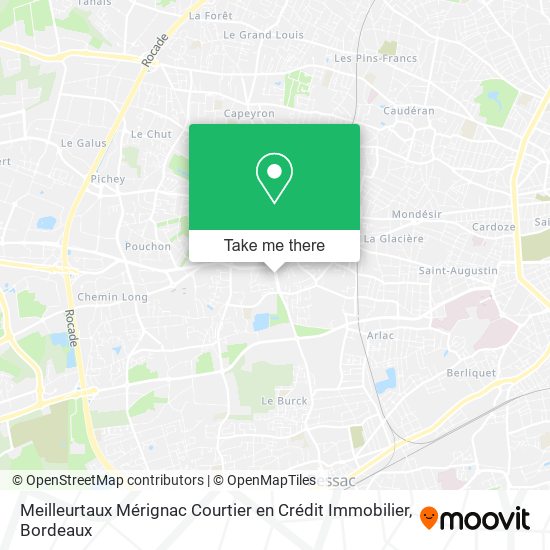 Meilleurtaux Mérignac Courtier en Crédit Immobilier map