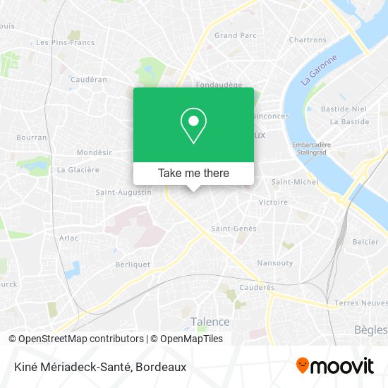 Kiné Mériadeck-Santé map