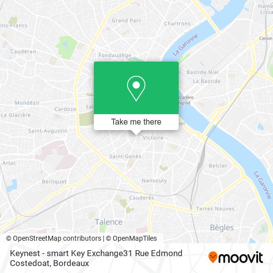 Mapa Keynest - smart Key Exchange31 Rue Edmond Costedoat