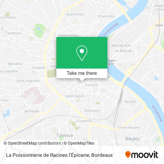 La Poissonnerie de Racines l'Épicerie map