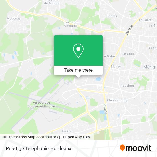 Prestige Téléphonie map