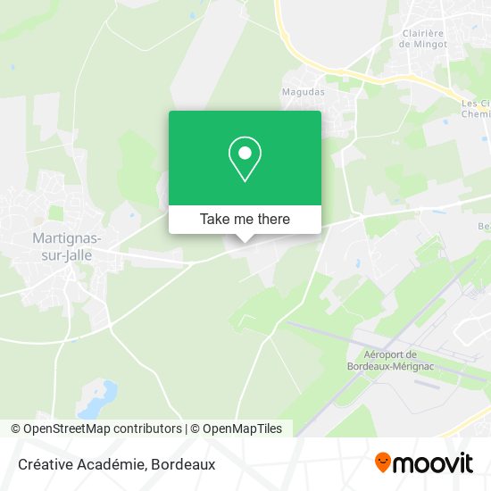 Créative Académie map