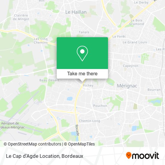 Le Cap d'Agde Location map