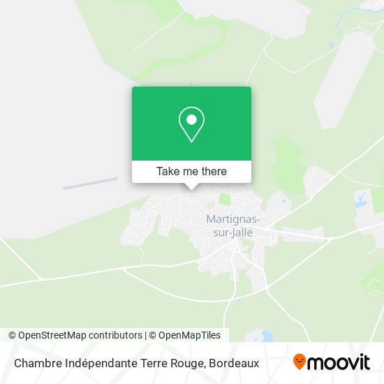 Chambre Indépendante Terre Rouge map