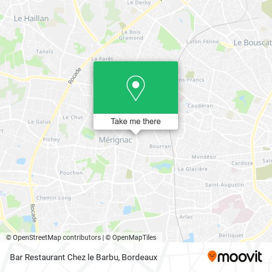 Bar Restaurant Chez le Barbu map