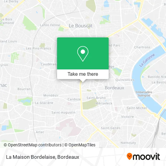 La Maison Bordelaise map
