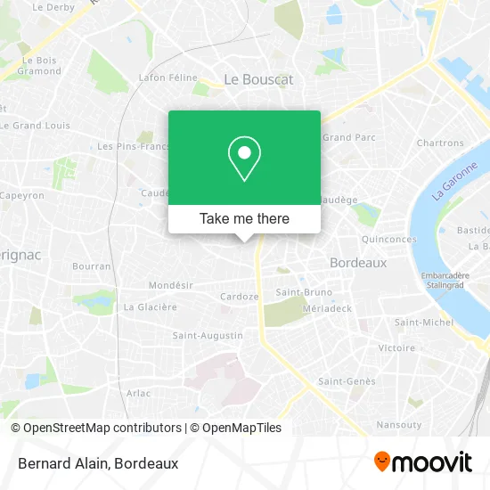 Bernard Alain map