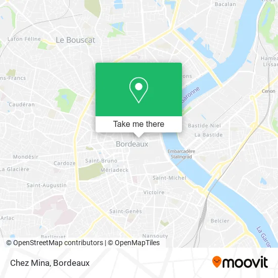 Chez Mina map