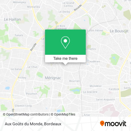 Aux Goûts du Monde map