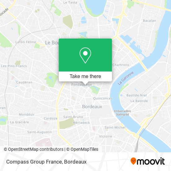 Compass Group France map