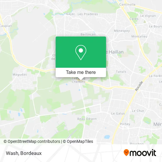 Wash map