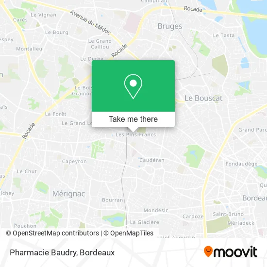 Pharmacie Baudry map