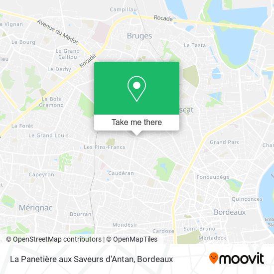 La Panetière aux Saveurs d'Antan map
