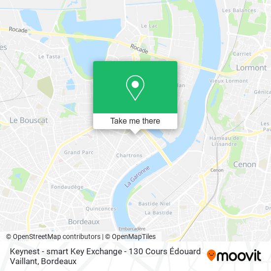 Keynest - smart Key Exchange - 130 Cours Édouard Vaillant map