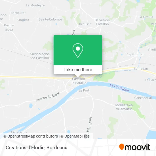 Créations d'Elodie map