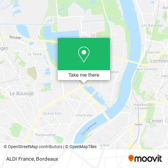 ALDI France map