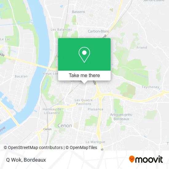 Q Wok map
