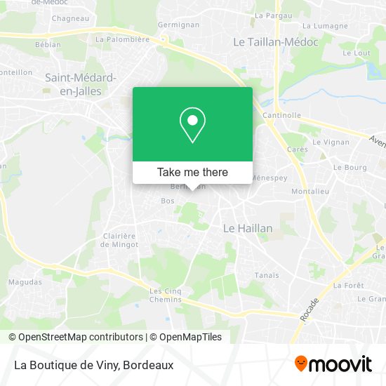 La Boutique de Viny map