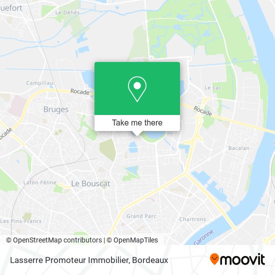 Lasserre Promoteur Immobilier map