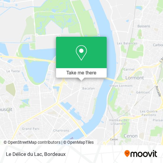 Le Délice du Lac map