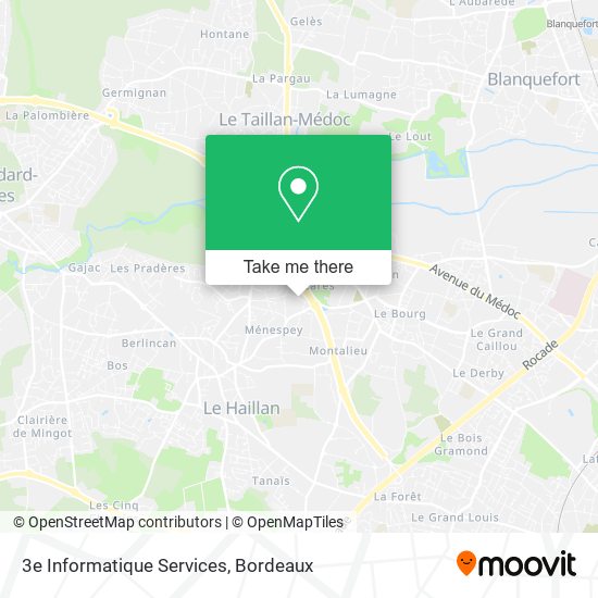 3e Informatique Services map