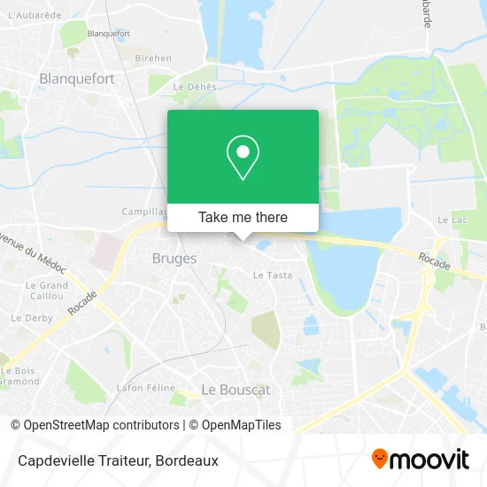 Capdevielle Traiteur map